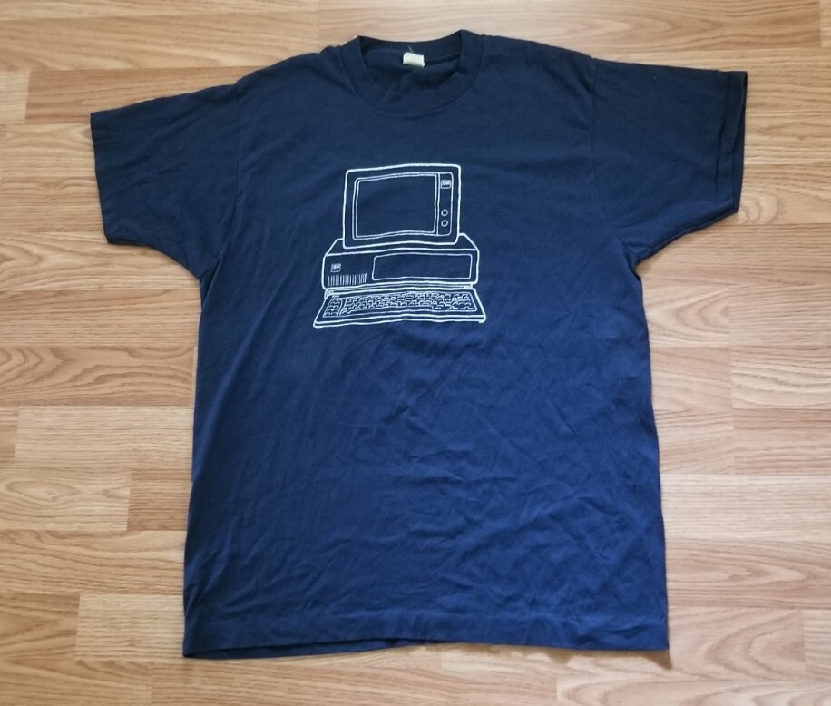 80s vintage tee IBM computer 半袖tシャツ　XL Vintage 90's IBM Personal Computers On Campus T-Shirt Single