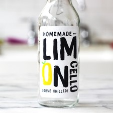 Limoncello Labels - RETRO STYLE - 2" wide x 3" tall. Package of 12