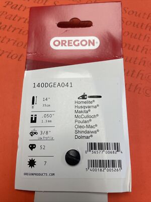 Oregon 140DGEA041 14" Single Rivet Guide Bar | eBay