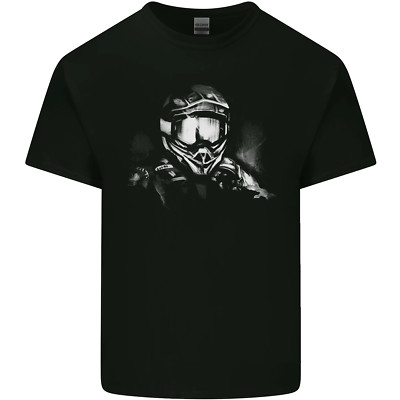 T-shirt Homme Motif Dirt Bike Motocross - Marque Gildan - 100% Coton - Fabriqué Aux États-Unis