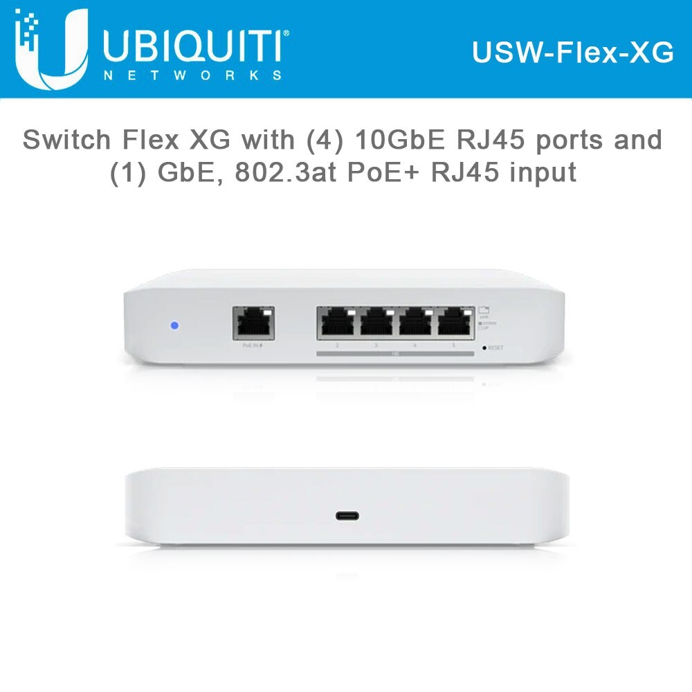 Ubiquiti USW-Flex-XG UniFi Fully Managed Layer 2 Switch