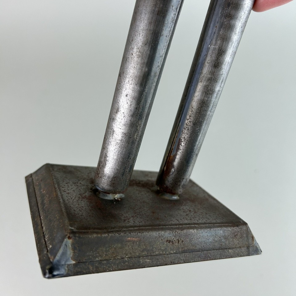 Vintage Candle Mold Metal Tin 2 Tube Candle Making 10” Tall eBay