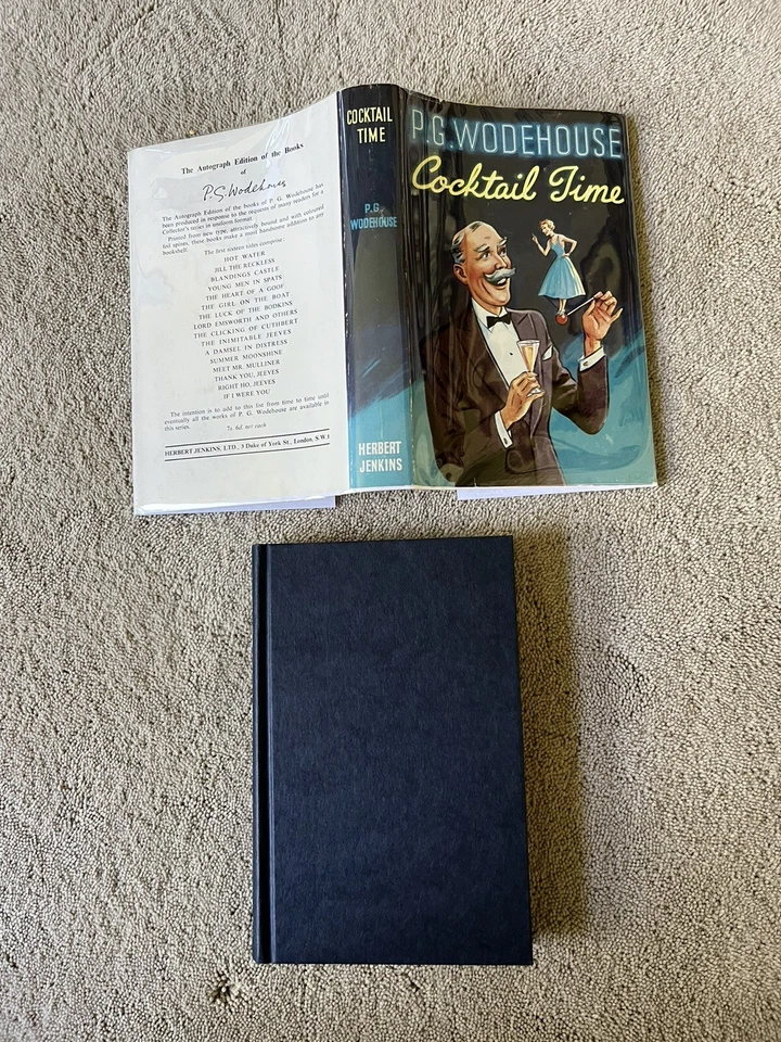 Cocktail Time, P. G. Wodehouse. Herbert Jenkins 1958. 1st Printing. Foto 2 de 4