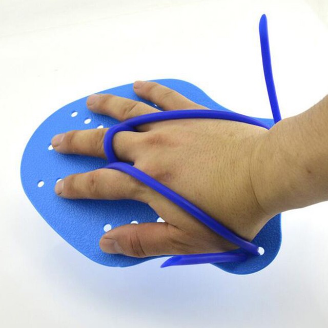 Kids Adults Triathlon Swim Hand Paddle Resistance Swimming Training Aid