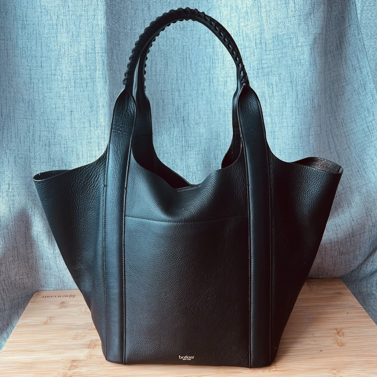 Botkier Black Nylon & Leather Large Tote NWT BOTKIER NEW YORK Large Black Nylon / | Mercari main image 3