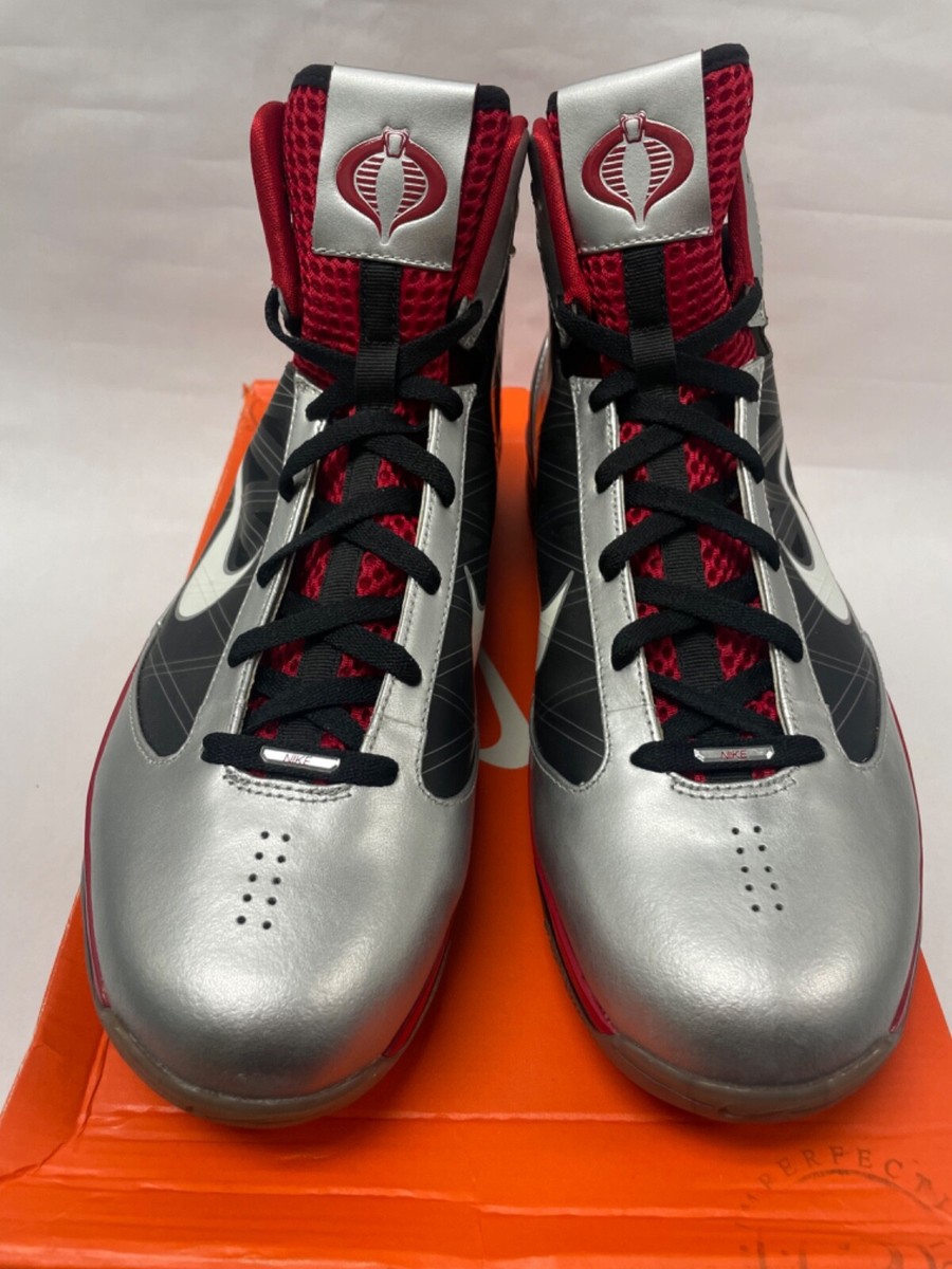 Nike Hyperize Supreme 381942 011 13 Silver Black G.I. Joe Destro