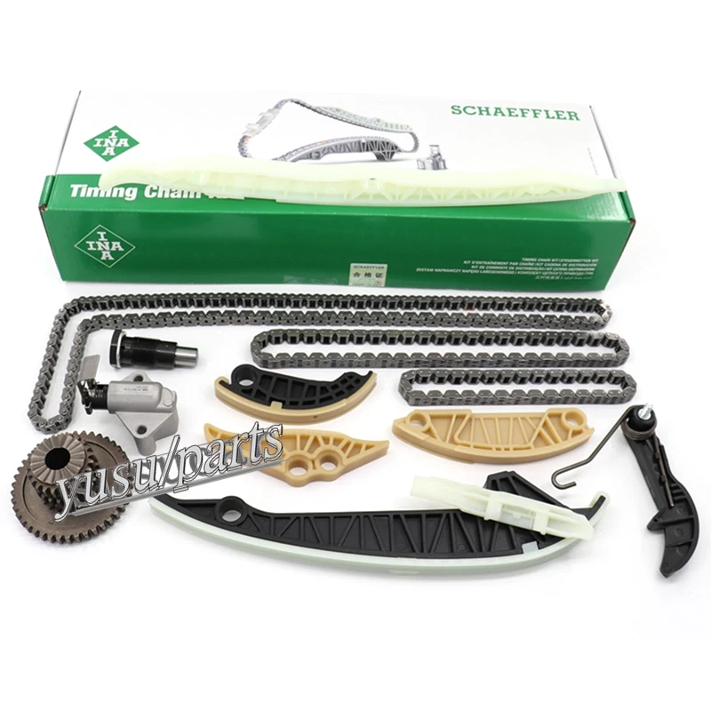 INA Timing Chain Kit For VW CC Jetta Tiguan Audi A4 A5 A6 Q5 1.8 2.0T Upgraded - Image 2 of 4