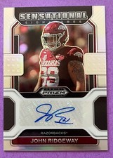 John Ridgeway 2023 Panini Chronicles Draft PRIZM SILVER PRIZM AUTO Rookie