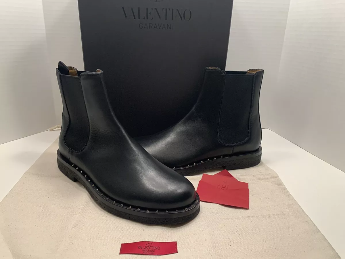 Valentino Garavani Beatle Boots with Studs, Black Size ,$1075.00 | eBay