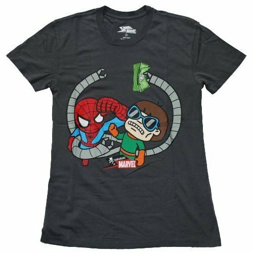 Tokidoki X Marvel Spidey Brawl T-Shirt Men's Licensed NEW - Picture 1 of 1