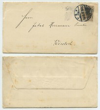 55757 - Mini-Brief - Durlach 30.12.1909 nach Wiesloch - mit Inhalt