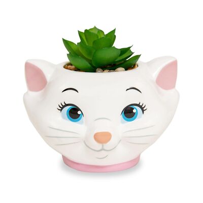 Silver Buffalo Disney The Aristocats Marie 4-Inch Ceramic Mini Planter with A...