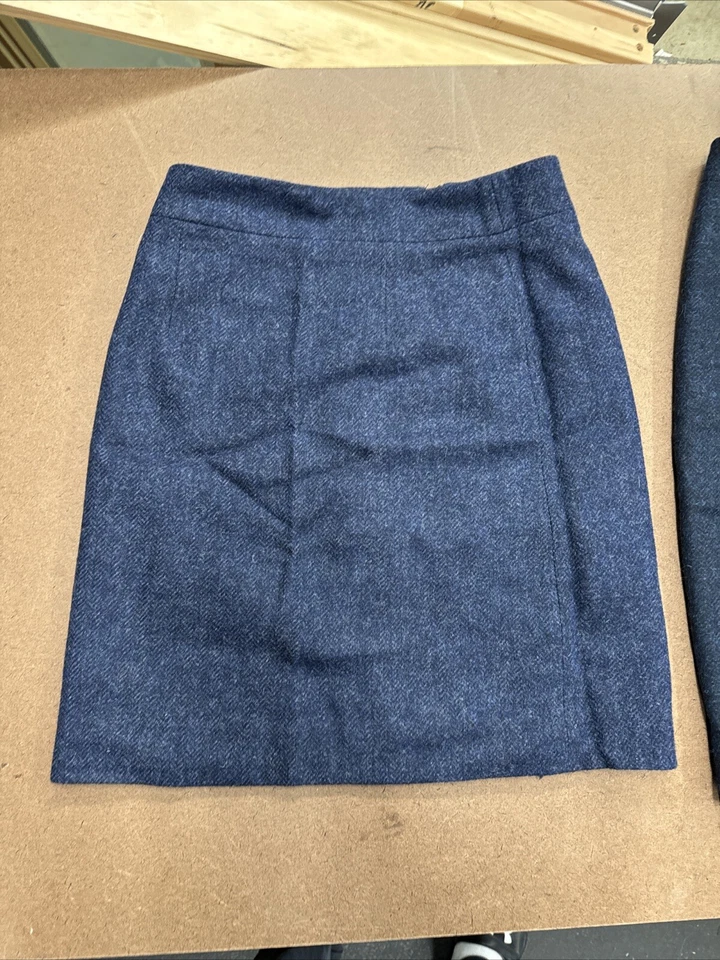 Lote de 4 faldas de mezcla de lana Hobbs London / talla 10 Reino Unido - 6 EE. UU. Foto 2 de 4