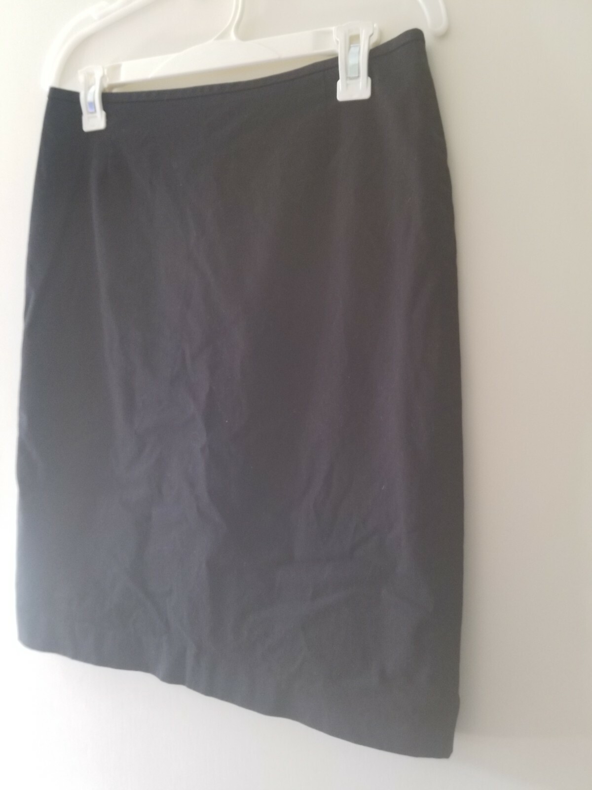 Unbranded Basic Solid Black Mid Length Zip Up Pen… - image 5