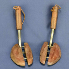 Vintage Shoe Keeper By Rochester Shoe Tree Co. Stretcher Wooden Adjustable