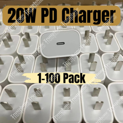 Lot 20W USB Type C Power Adapter Fast Charger Cube Block For iPhone iPad Android