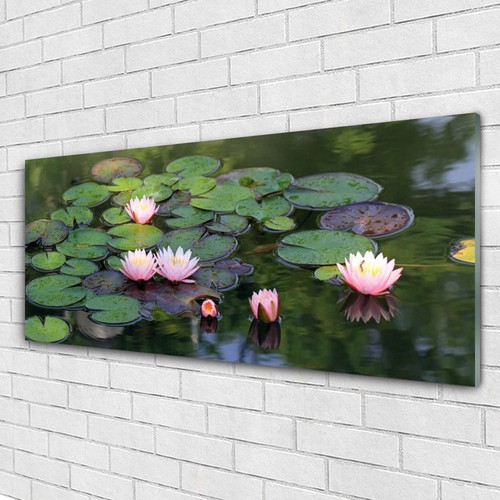 Image sur verre Tableau Fleur de lotus floral violet