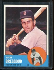 1963  Topps  Baseball   # 188   Eddie Bressoud   (NM-MT)   Near Mint to Mint