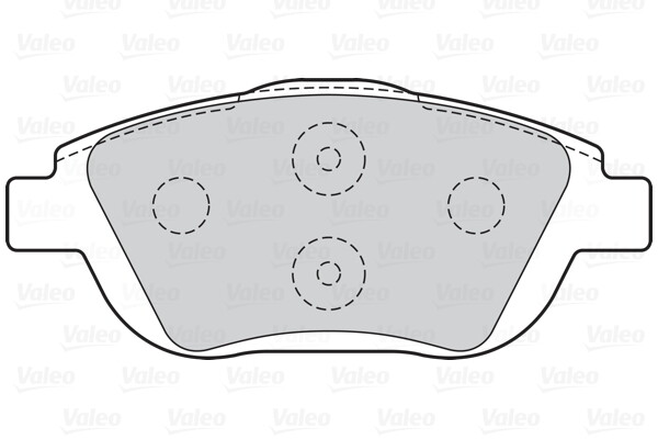 Plaquettes de frein à disque Valeo 302218 garniture céramique anti-bruit