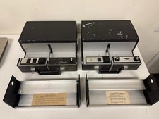 Lot of 2 Sawyer  s Rotomatic 600  700 A Slide Projectors - SOLD AS-IS PARTS