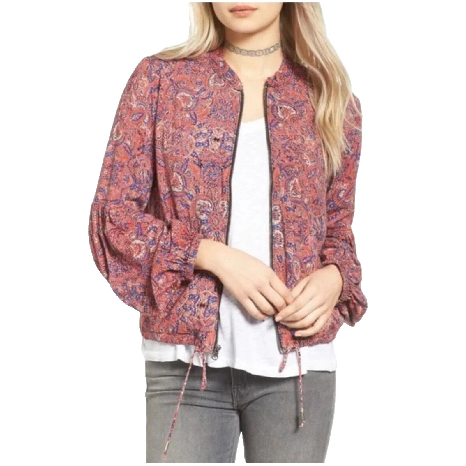 Free People Hippie Floral abrigos, chaquetas y chalecos para Mujeres