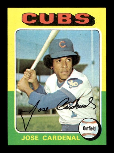 1975 Topps #15 Jose Cardenal Cubs NEAR MINT *k5 - Picture 1 of 2