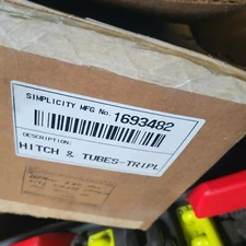 Simplicity Hitch And Tube For triple Series, 1693482 broodmoor landlord