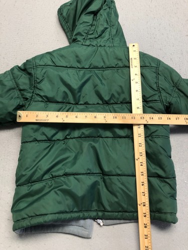 Nike Puffer Coat Kids Youth Boy's 7 Retro Colorblock Fleece Lined Hooded Winter - Picture 5 of 5