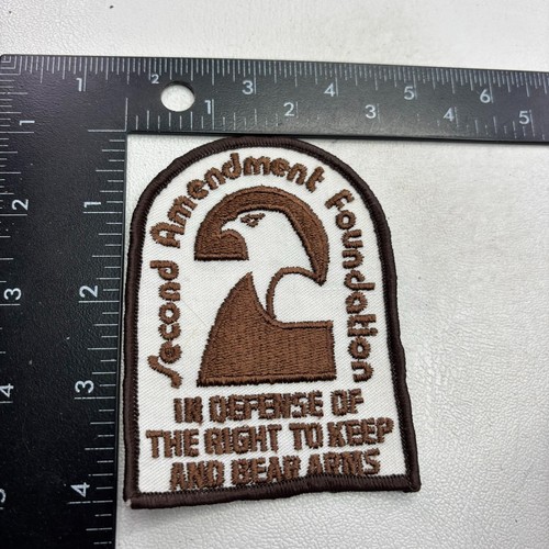 Vtg SECOND AMENDMENT FOUNDATION GUN RIGHTS Patch (Gun~Hunt~Fish~Genre ...