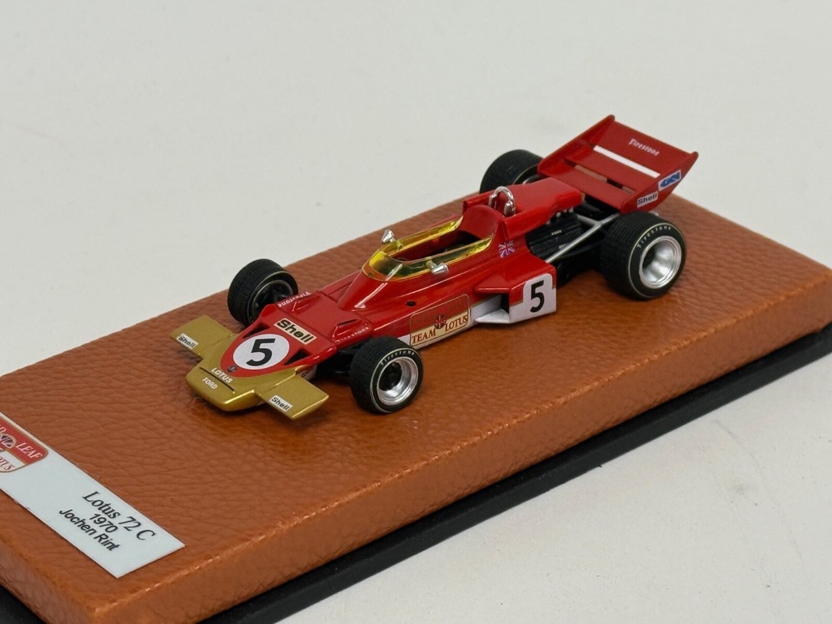 MINICHAMPS 1/43 ロータス72 J・リント 1/43 Lotus 72 C from 1970 F1 Season of Jochen Rint Leather base