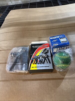 Baseball Training Aids - 9oz Weighted Ball & Grip Strength Device