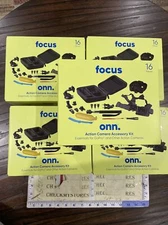 5X Focus Onn. Action Camera Accessory Kit- Essentials for GoPro® and others