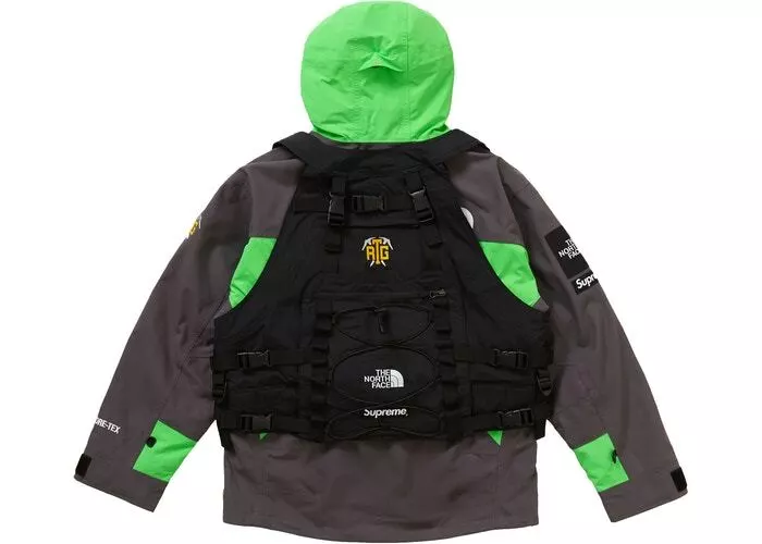 Supreme The North Face RTG Jacket + Vest Bright Green Brand New