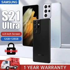 New Samsung Galaxy S21 Ultra 5G 256GB 512 SM-G998U GSM+CDMA Unlocked Smartphone