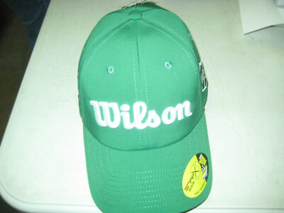 BRAND NEW Wilson Staff Pro Tour Golf Cap  special  hat deal Green / White