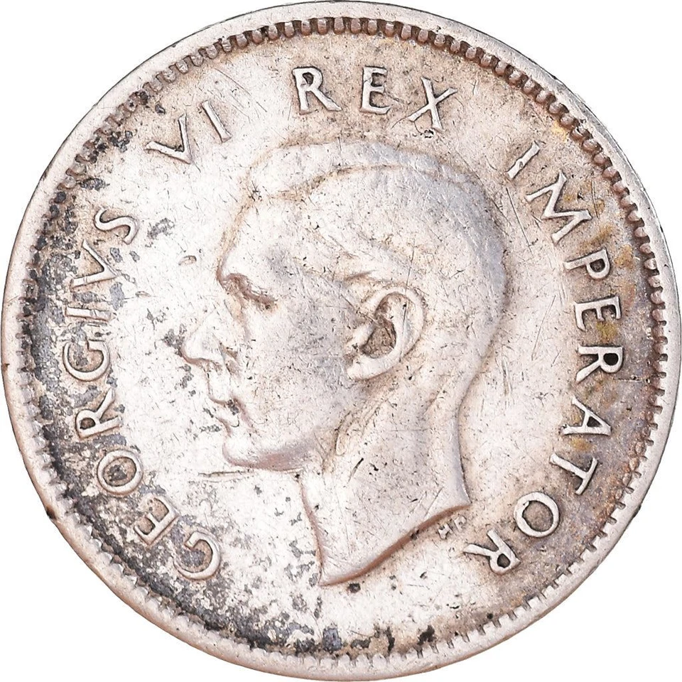 Moneda de 3 peniques Sudáfrica | Jorge VI | KM26 | 1937 - 1947 Foto 3 de 4