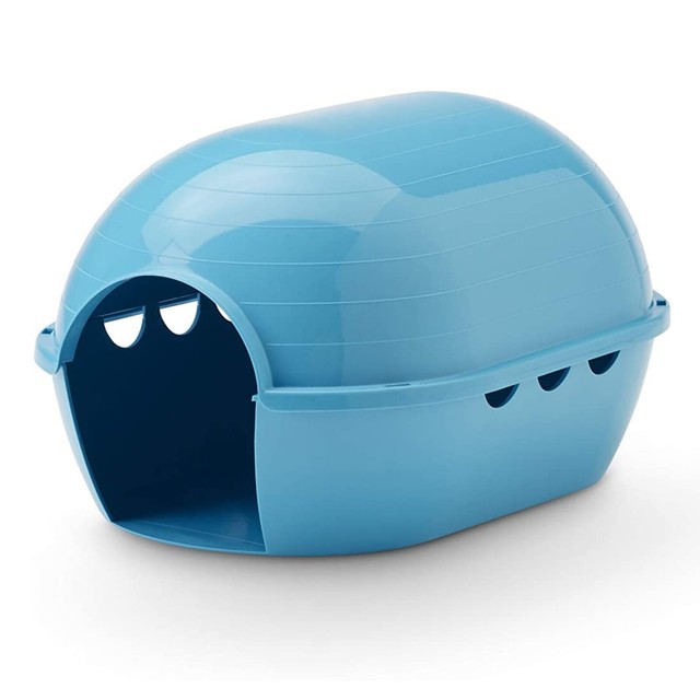 Blue Savic Rody Igloo Small Rabbit - Guinea Pig Plastic Pet House V7684 ...