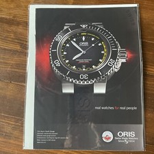 2013 Oris Aquis Depth Gauge Watch Swiss Switzerland Print Ad
