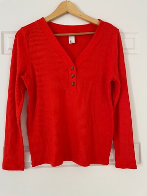 ANKO Rib Long Sleeves Ladies Top - Size 12 - 5+ items free postage (AU only)
