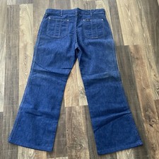 Lee Union Made USA Jeans Actual fit is W35 L28 Denim 70s