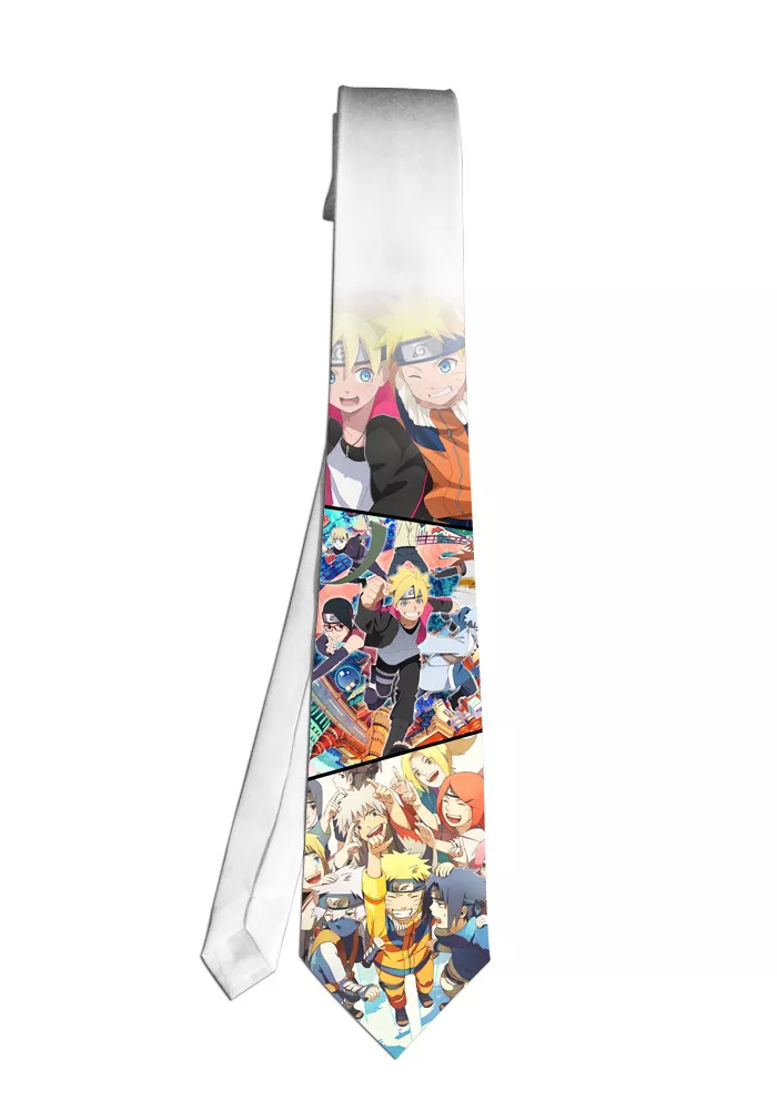 Naruto Boruto Ninja Cartoon Necktie Neck Tie Anime Manga Men Child