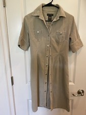 Banana Republic Tan Corduroy Dress - Size 2
