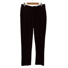 Chico's Zenergy Velour Slim Lounge Pants Regal Ruby Size 1 or Small NWT