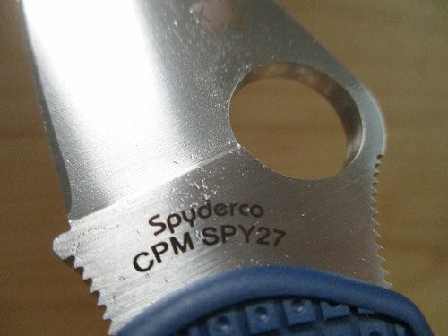 NIB Spyderco USA Para 3 FRN CPM SPY27 Folding Pocket Knife - C223PCBL - Picture 9 of 14
