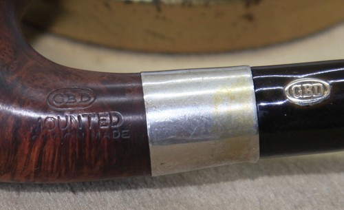 (GEORG JENSEN 72 EKSTRA + GBD MOUNTED) *N. MINT* (1970s-1980s) Estate Pipes - Picture 9 of 18