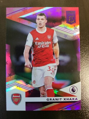 2021 Chronicles Elite Granit Xhaka PURPLE ASTRO PARALLEL card #1