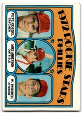 1972 Topps Phillies Rookies - Pete Koegel/Mike Anderson/Wayne Twitchell Rookie +
