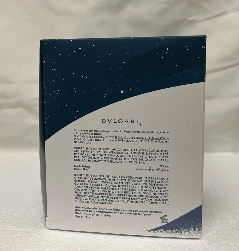 Aqva Pour Homme от Bvlgari туалетная вода комплект для мужчин 3,4 унц 3шт новый подарочная коробка - Изображение 3 из 4