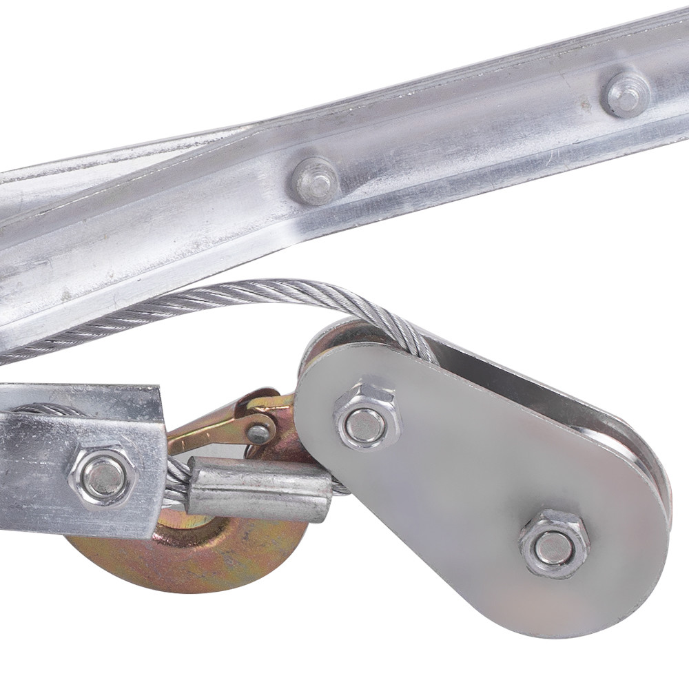 U 4 Ton 8000lb Come Along Hoist Ratcheting Cable Winch Hand Puller