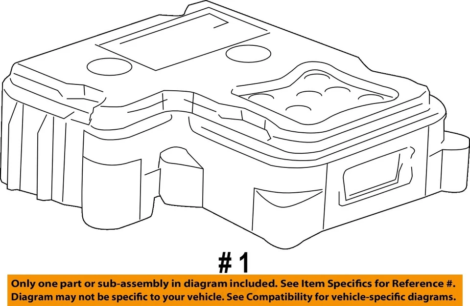 Used ABS Pump and Motor Assembly fits: 2003 Chevrolet Express 1500 van Assembly Foto 4 de 4